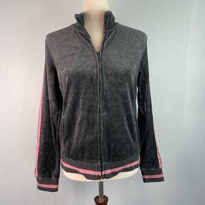 NWT New York Laundry Women's Grey and Pink Jacket Size M